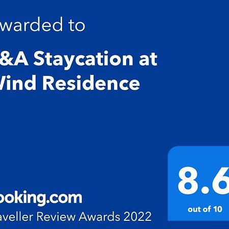 R&A Staycation At Wind Residence Tagaytay City Exterior foto